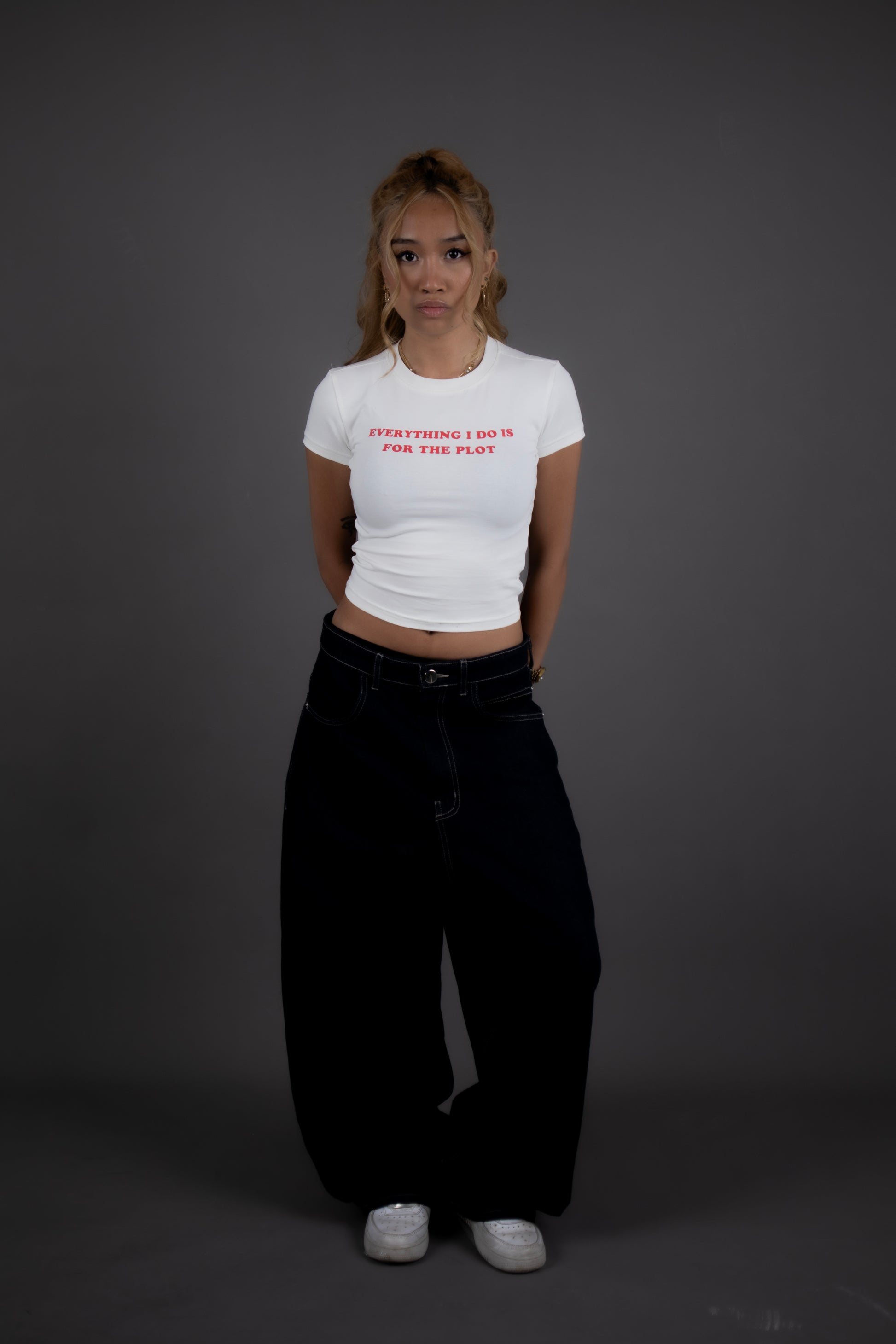 "FOR THE PLOT" Baby-tee