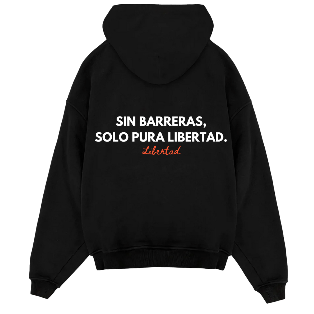 "No barriers, just pure freedom" Hoodie